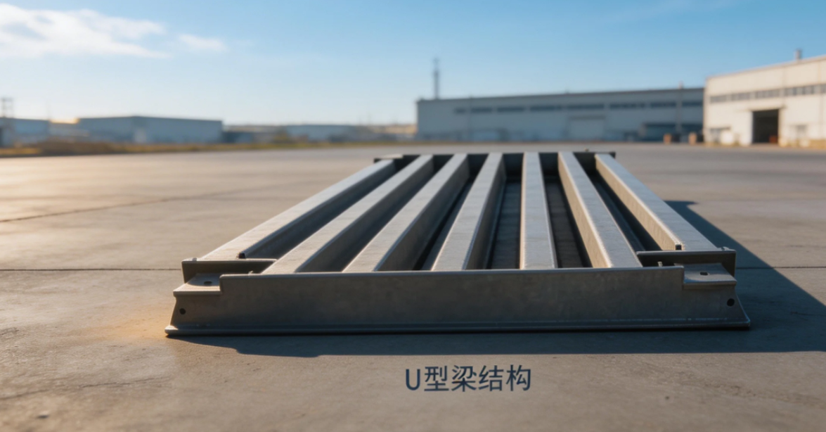 U形梁结构秤体